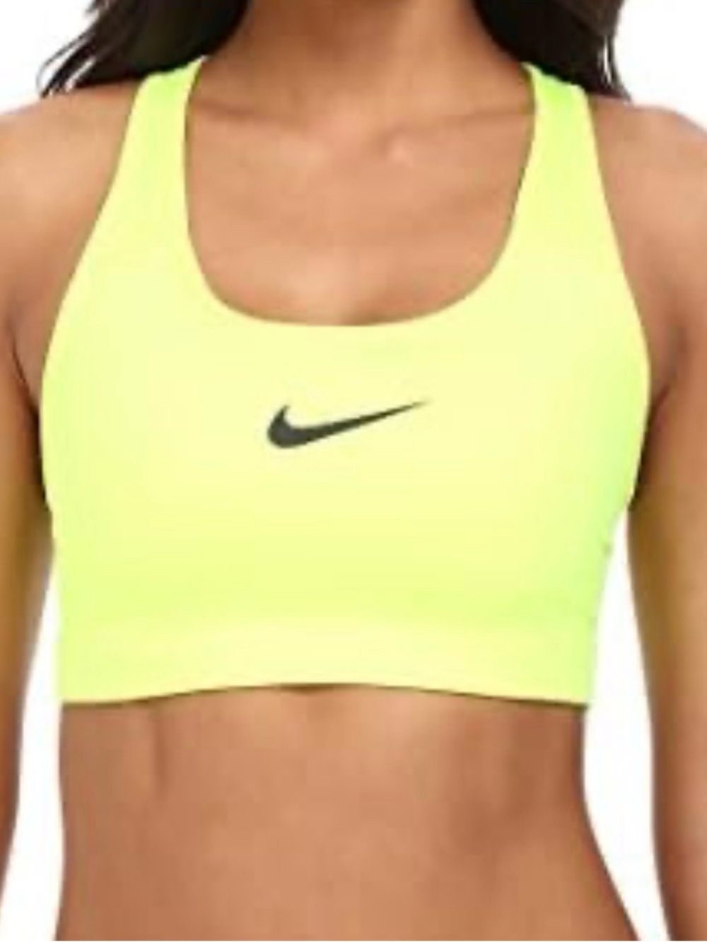 Nike Women’s Neon Yellow Racerback Sports Bra